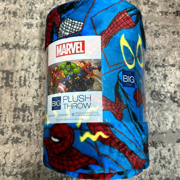 The Big One | Bedding | Marvel The Big One Plush Throw | Poshmark